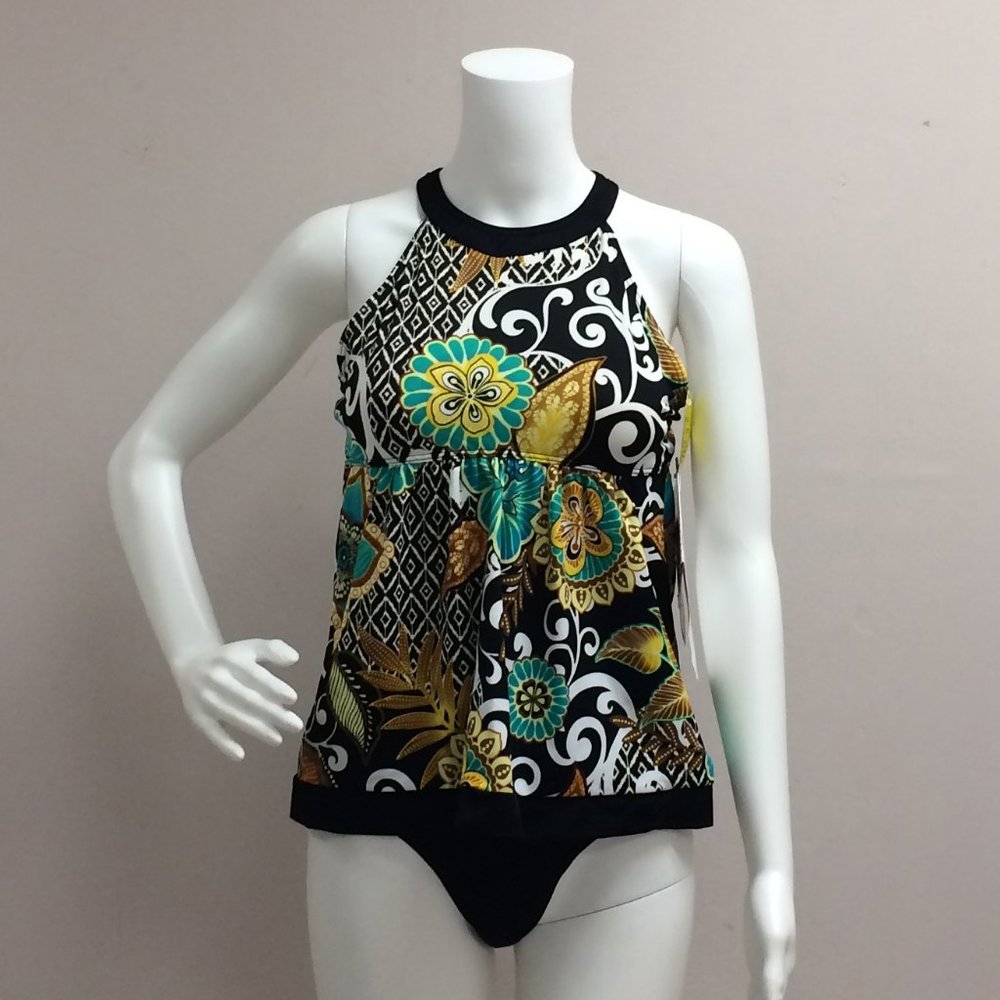 It figures! Peacock Two Piece Tankini
